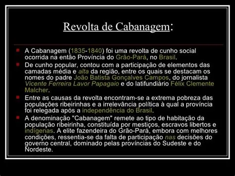 Der Cabanagem-Aufstand: Eine Mischung aus sozialer Ungleichheit und kolonialem Widerstand im frühen Brasilien