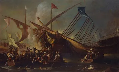 Der Sieg von Lepanto; Eine katholische Flotte vereint sich gegen die osmanische Seemacht.